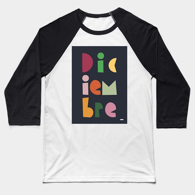 December Baseball T-Shirt by PolitaStore